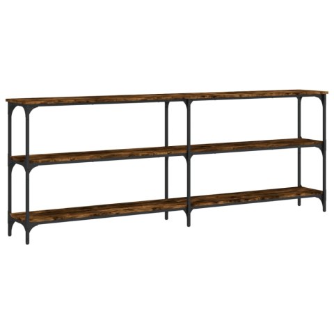 STOLIK KONSOLOWY PRZYDYMIONY DĄB 200X29X75CM