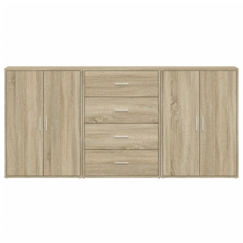 SZAFKI 3 SZT DĄB SONOMA 60X31X84CM