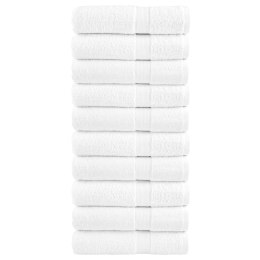 RĘCZNIKI PREMIUM SOLUND 10 SZT. BIAŁE 50X100CM 600 G/CM²