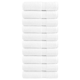 RĘCZNIKI PREMIUM SOLUND 10 SZT. BIAŁE 70X140CM 600 G/CM²