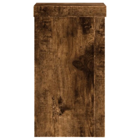 PODSTAWKI POD DONICZKI 2 SZT. PRZYDYMIONY DĄB 10X10X18CM