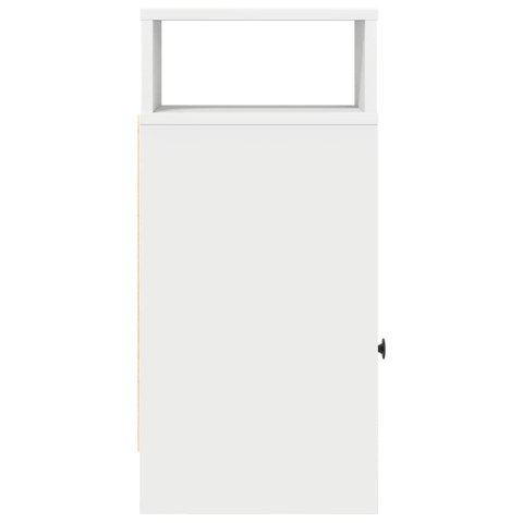 SZAFKA NOCNA Z SZUFLADĄ BIAŁA 25X31X66CM