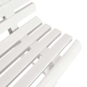 ŁAWKA OGRODOWA 145,5CM PLASTIK BIAŁA