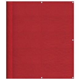 PARAWAN BALKONOWY CZERWONY 120X800CM 100% POLIESTER OXFORD
