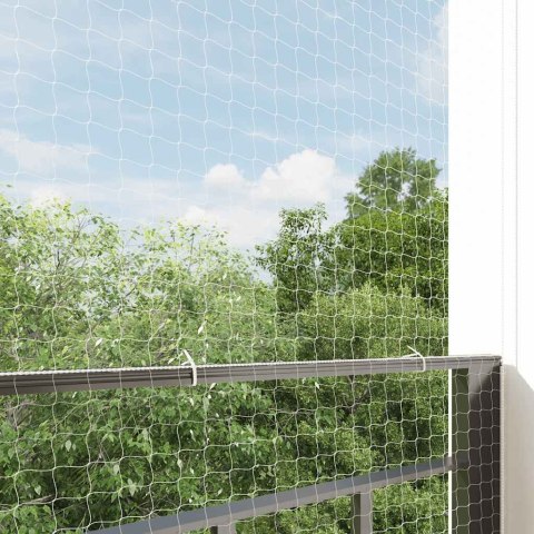 SIATKA NA BALKON DLA KOTA PTAKI GOŁĘBIE PRZEZROCZYSTA OCZKO 30MM 3X2M