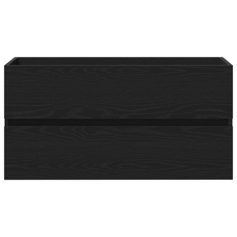 SZAFKA POD UMYWALKĘ CZARNY DĄB 90X38,5X45CM