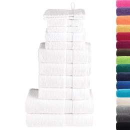 12-CZĘŚCIOWY ZESTAW RĘCZNIKÓW PREMIUM SOLUND BIAŁY 600 G/CM²
