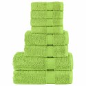 8-CZĘŚCIOWY ZESTAW RĘCZNIKÓW PREMIUM SOLUND ZIELONY 600 G/CM²