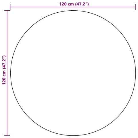 DYWAN NA ZEWNĄTRZ ARAKIL BIAŁO-CZARNY Ø120CM PP