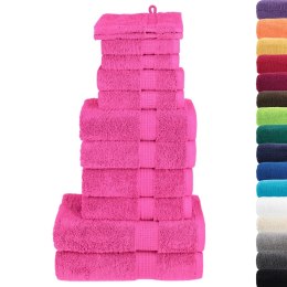 12-CZĘŚCIOWY ZESTAW RĘCZNIKÓW PREMIUM SOLUND RÓŻOWY 600 G/CM²
