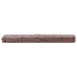 PODUSZKA NA PODŁOGĘ LUB PALETY BAWEŁNA 120X40X7CM TAUPE