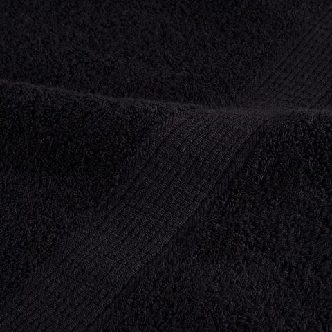 RĘCZNIKI PREMIUM SOLUND 4 SZT. CZARNE 70X140CM 600 G/CM²