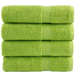 RĘCZNIKI PREMIUM SOLUND 4 SZT. ZIELONE 70X140CM 600 G/CM²
