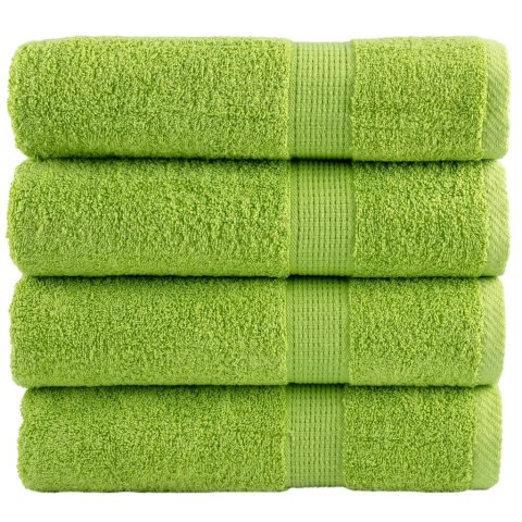 RĘCZNIKI PREMIUM SOLUND 4 SZT. ZIELONE 70X140CM 600 G/CM²