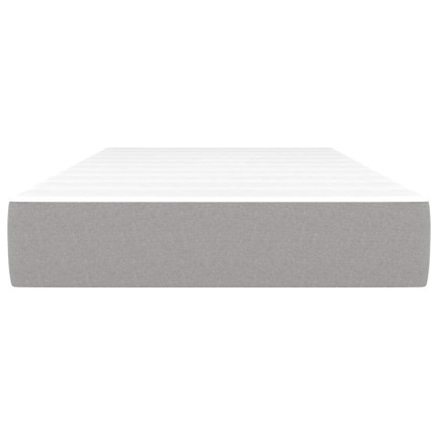 MATERAC KIESZENIOWY JASNOSZARY 120X190X20CM TKANINA