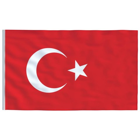 FLAGA TURCJI Z MASZTEM 6,23M ALUMINIUM