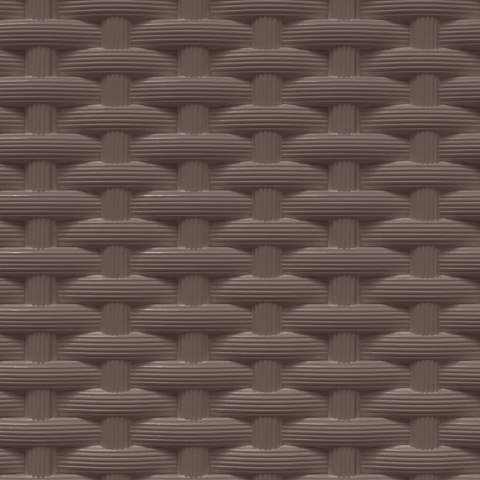 DONICE 2 SZT. BRĄZOWE 30X30X37CM POLIPROPYLEN