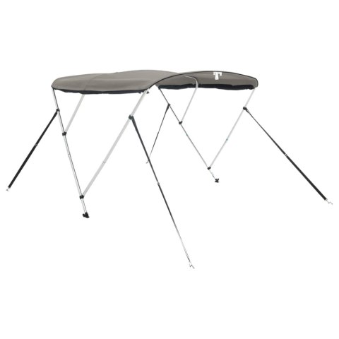 BIMINI Z SIATKOWYMI ŚCIANKAMI 3 PAŁĄKI 183X(137-152)X137CM