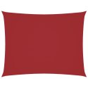 PROSTOKĄTNY ŻAGIEL PRZECIWSŁONECZNY WODOODPORNY OGRODOWY MARKIZA TARAS 3X4M CZERWONY