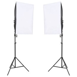 FOTOGRAFICZNY ZESTAW STUDYJNY Z OŚWIETLENIEM TŁAMI I BLENDAMI