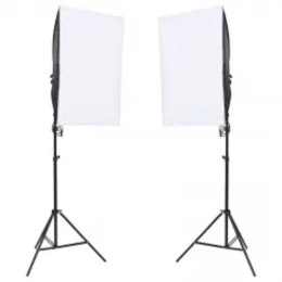 ZESTAW STUDYJNY Z LAMPAMI TŁEM I BLENDAMI