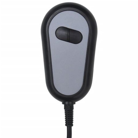 ELEKTRYCZNY FOTEL MASUJĄCY JASNOSZARY TKANINA