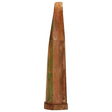 DREWNIANA SZAFKA W KSZTAŁCIE ŁÓDKI 39X27X127CM DREWNO