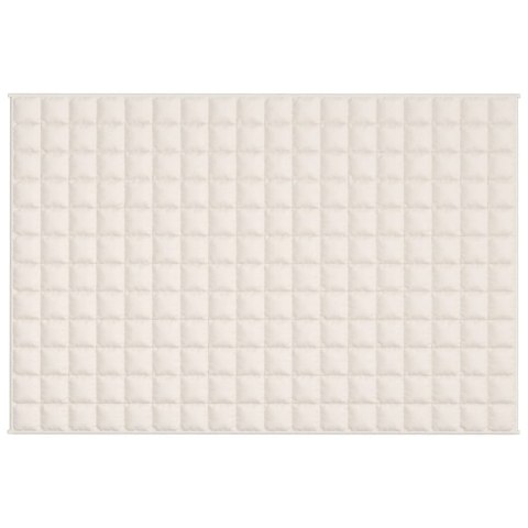 KOC OBCIĄŻENIOWY KREMOWY 120X180CM 5KG TKANINA