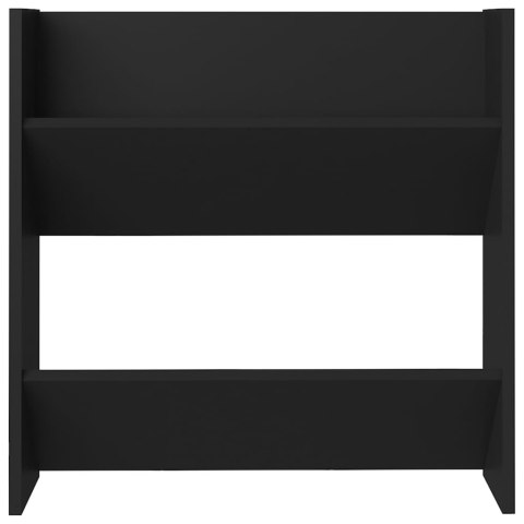 PÓŁKA ŚCIENNA NA BUTY CZARNA 60X18X60CM