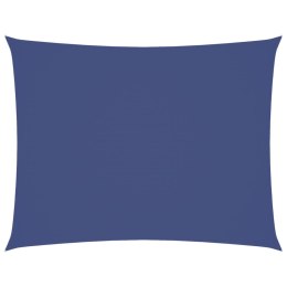 ŻAGIEL PRZECIWSŁONECZNY OGRODOWY WODOODPORNY MARKIZA TARAS 3X4,5M NIEBIESKI