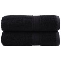 RĘCZNICZKI PREMIUM SOLUND 2 SZT. CZARNE 30X30CM 600 G/CM²