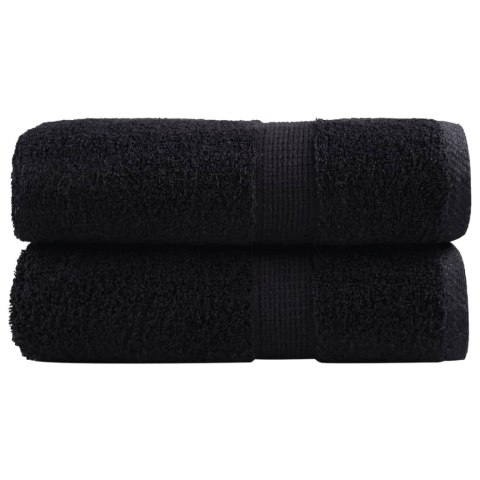 RĘCZNICZKI PREMIUM SOLUND 2 SZT. CZARNE 30X30CM 600 G/CM²