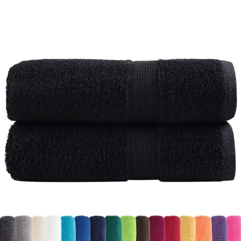 RĘCZNICZKI PREMIUM SOLUND 2 SZT. CZARNE 30X30CM 600 G/CM²