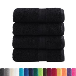 RĘCZNICZKI PREMIUM SOLUND 4 SZT. CZARNE 30X30CM 600 G/CM²