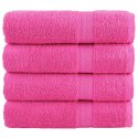 RĘCZNIKI PREMIUM SOLUND 4 SZT. RÓŻOWE 50X100CM 600 G/CM²