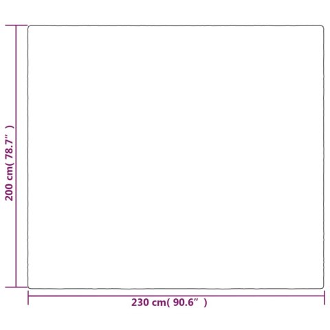 KOC OBCIĄŻENIOWY Z POSZEWKĄ SZARY 200X230CM 13KG TKANINA