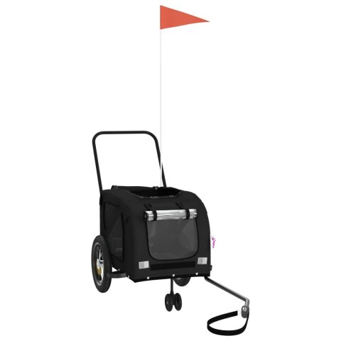 PRZYCZEPKA ROWEROWA DLA ZWIERZĄT TKANINA OXFORD I ŻELAZO