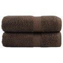 RĘCZNICZKI PREMIUM SOLUND 2 SZT. BRĄZOWE 30X30CM 600 G/CM²