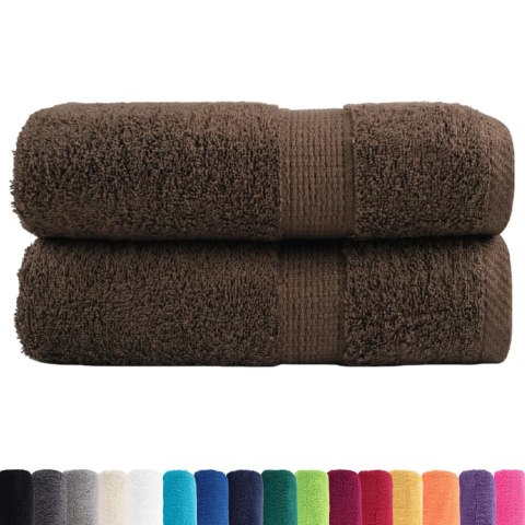 RĘCZNICZKI PREMIUM SOLUND 2 SZT. BRĄZOWE 30X30CM 600 G/CM²