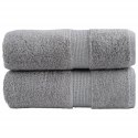 RĘCZNICZKI PREMIUM SOLUND 2 SZT. SZARE 30X30CM 600 G/CM²