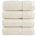 RĘCZNICZKI PREMIUM SOLUND 4 SZT. KREMOWE 30X30CM 600 G/CM²