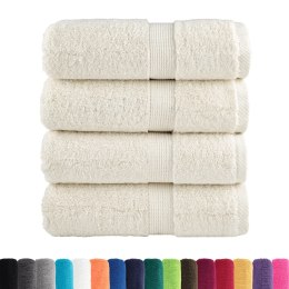 RĘCZNICZKI PREMIUM SOLUND 4 SZT. KREMOWE 30X30CM 600 G/CM²