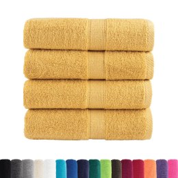 RĘCZNICZKI PREMIUM SOLUND 4 SZT. ZŁOTE 30X30CM 600 G/CM²