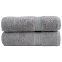 RĘCZNIKI PREMIUM SOLUND 2 SZT. SZARE 70X140CM