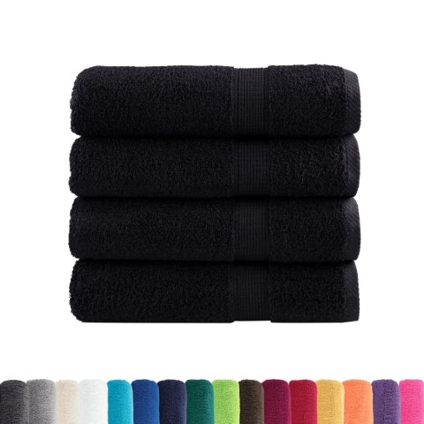 VidaXL Ręczniki premium SOLUND, 4 szt., 100x150 cm, 600 g/cm²