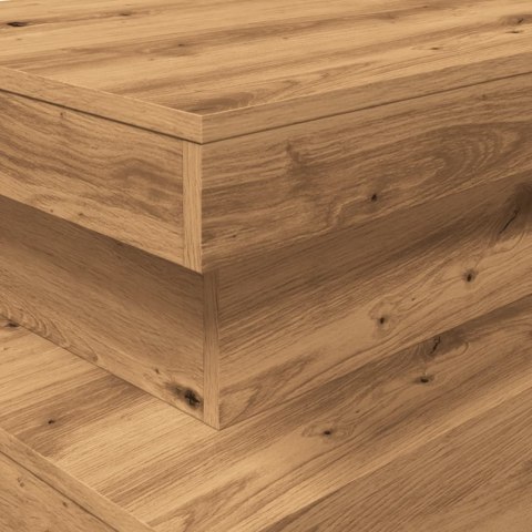 STOLIK KAWOWY Z OŚWIETLENIEM LED DĄB ARTISIAN 90X50X40CM