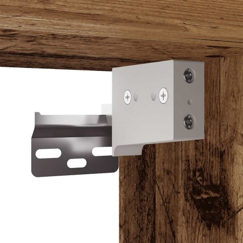 WISZĄCA SZAFKA ŁAZIENKOWA STARE DREWNO 60X25X30CM