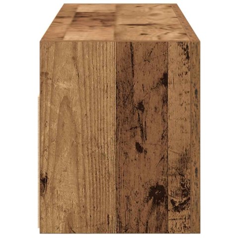 WISZĄCA SZAFKA ŁAZIENKOWA STARE DREWNO 80X25X30CM