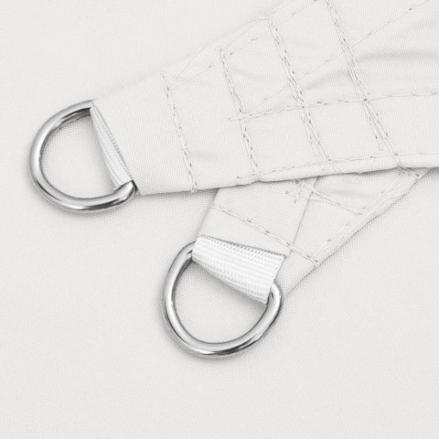 ŻAGIEL PRZECIWSŁONECZNY WODOODPORNY OGRODOWY MARKIZA TARAS TRÓJKĄTNY 5X7X7M BIAŁY