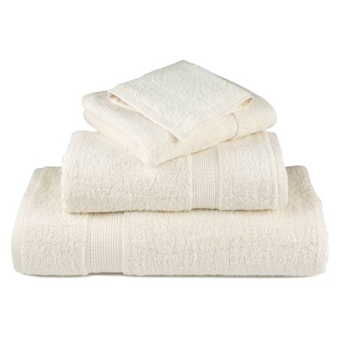 RĘCZNICZKI PREMIUM SOLUND 10 SZT. KREMOWE 30X30CM 600 G/CM²